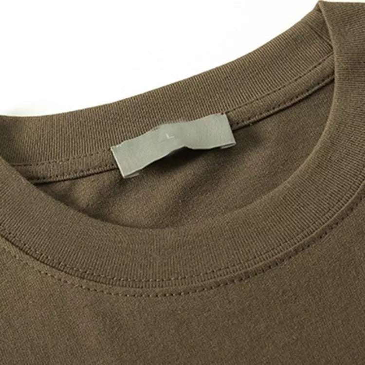 Plus Size Men's Heavy Cotton Oversize Cheap T-shirts