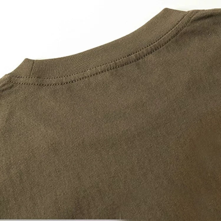 Plus Size Men's Heavy Cotton Oversize Cheap T-shirts