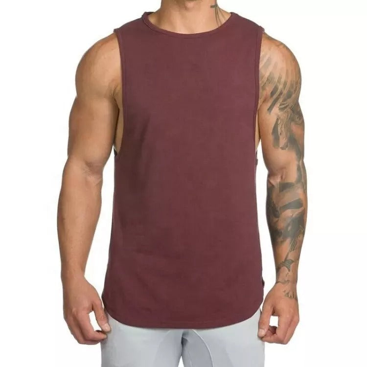 Gym Wear Fitness Muscle Vest Workout Bodybuilding Mens Tank Top