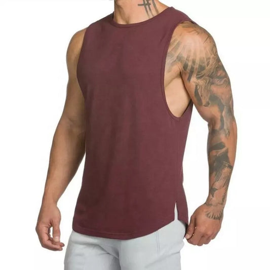 Gym Wear Fitness Muscle Vest Workout Bodybuilding Mens Tank Top